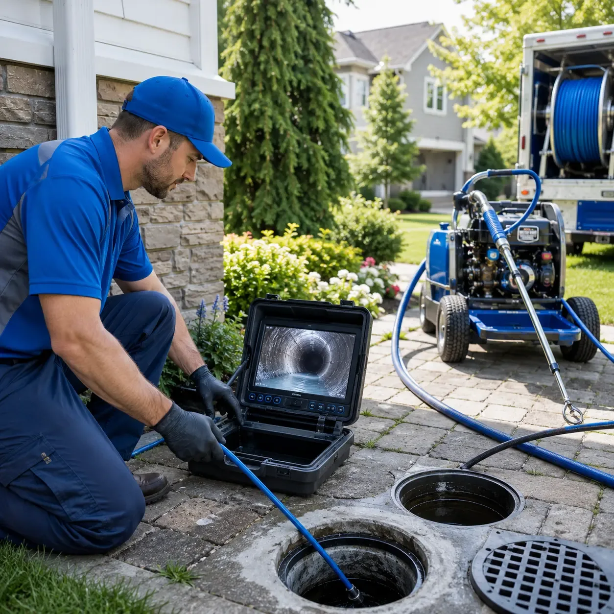 Outdoor drain cleaning professionals serving Hershey, PA